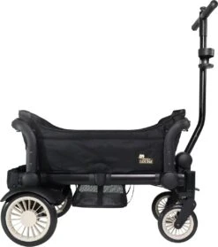 Deryan Luxe Sandy Bolderkar - Duo Buggy - Tandem Buggy - Opvouwbaar - Inklapbare Bolderwagen - Duo Kinderwagen - Zwart -Buitenkampeer Winkel 1061x1200 1