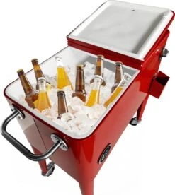 AXI Retro Cooler Rood - Koeler Met Wielen - 76L Inhoud - Koelbox Met Aftapkraan -Buitenkampeer Winkel 1075x1200 2