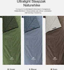 Naturehike® Slaapzak - Lichtgewicht - 205*85cm - Compact - Waterdicht - 3 Seizoenen Slaapzak Lente, Zomer & Herfst - Outdoor - Slaapzakken Volwassen & Kinderen 19 Naturehike® Slaapzak - Lichtgewicht - 205*85cm - Compact - Waterdicht - 3 Seizoenen Slaapzak Lente, Zomer & Herfst - Outdoor - Slaapzakken Volwassen & Kinderen -Buitenkampeer Winkel 1093x1200