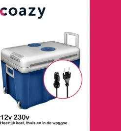Koelbox Met Wielen Voor Auto & Camping Warm En Koud 40L - Frigobox Elektrisch 12v 230 Volt - MiniBar - Mini Koelkast | Verkoelt En Verwarmt | Eco-modus - Minibar - Mini Koelkast -Buitenkampeer Winkel 1112x1200 1