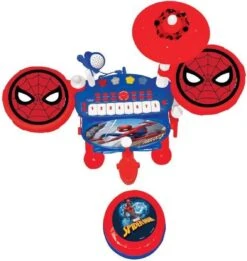 Lexibook Spider-Man Elektronische Drumkit Voor Kinderen, Realistisch Drumgeluid, 8-toetsen Toetsenbord, Mp3-stekker, Inclusief Stoel, Blauw/rood, K610SP 5 Lexibook Spider-Man Elektronische Drumkit Voor Kinderen, Realistisch Drumgeluid, 8-toetsen Toetsenbord, Mp3-stekker, Inclusief Stoel, Blauw/rood, K610SP -Buitenkampeer Winkel 1134x1200
