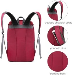 Tourit - Koeltas Rugzak (25L) - Geschikt Voor 21 Blikjes - Lunchtas Voor Dames En Heren - Rood 13 Tourit - Koeltas Rugzak (25L) - Geschikt Voor 21 Blikjes - Lunchtas Voor Dames En Heren - Rood -Buitenkampeer Winkel 1150x1200 8