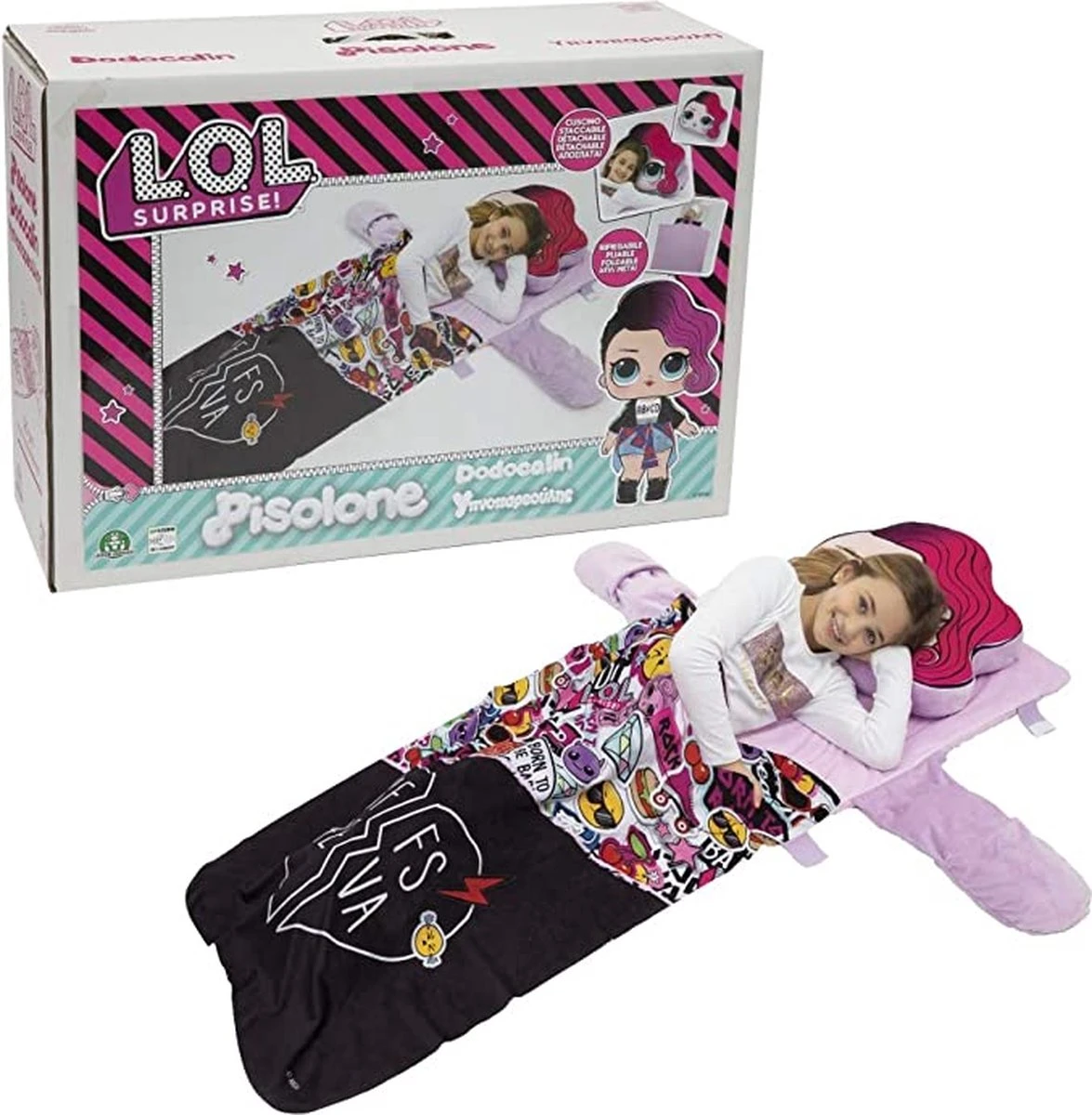 L.O.L. Surprise! Lol Suprise - Slaapzak - L.O.L. - Pisolone Rocker 1 L.O.L. Surprise! Lol Suprise - Slaapzak - L.O.L. - Pisolone Rocker