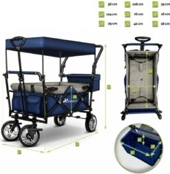Tresko- Bolderkar, Grijs, Opvouwbaar, Met Dakje, Geschikt Tot 80 Kg - Bolderwagen - Kinderenvervoer - Bolderkarren - Tuinkar - Kinderwagen 16 Tresko- Bolderkar, Grijs, Opvouwbaar, Met Dakje, Geschikt Tot 80 Kg - Bolderwagen - Kinderenvervoer - Bolderkarren - Tuinkar - Kinderwagen -Buitenkampeer Winkel 1176x1200 1