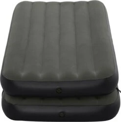 Bestway 3-in-1 Luchtbed - Connect - Zwart - 188x99cm - PVC/Polyester - Single, Double Single En Twin Opblaasbed - Tritech Materiaal - I-Beam Constructie -Buitenkampeer Winkel 1187x1200 1