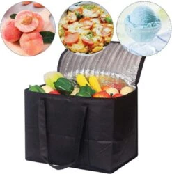 Merkloos 2 Stuks Geïsoleerde Koeltas Met Bodemplaat - Zwart 17 Merkloos 2 Stuks Geïsoleerde Koeltas Met Bodemplaat - Zwart -Buitenkampeer Winkel 1187x1200 4