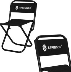 Springos Campingstoel | Kampeerstoel | Vouwstoel | Klapstoel | Zwart 20 Springos Campingstoel | Kampeerstoel | Vouwstoel | Klapstoel | Zwart -Buitenkampeer Winkel 1192x1200 5
