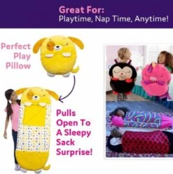 Draak Slaapzak -160 Cms | Kinderslaapzak | Slaapzak Junior | Nappers | Children Sleeping Bag | Kinderen Slaapzak | Super Soft 2 In 1 Fun Pillow &Sleepy For Boys | Draak Slaapzak | Zachte Slaapzak | Knuffel Slaapzak | 2 In 1 Slaapzak | Kinderen -Buitenkampeer Winkel 1197x1200 3