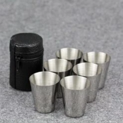 6x Rvs Shot Bekertjes - Borrelglaasjes - Thee/ Koffie Beker - Shotjes Met Leren Case - Bekers 30 ML -Buitenkampeer Winkel 1197x1200 61