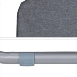 Relaxdays Strandstoel Opvouwbaar - Set Van 2 - Lage Campingstoel - Kampeerstoel Leuning - Grijs -Buitenkampeer Winkel 1198x1200 23