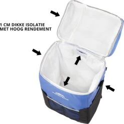 Dutch Mountains Koeltas Rugzak | Cooler Backpack 20 Liter | Picknicktas | Lunchtas | Koelrugzak | Strandtas | Blauw -Buitenkampeer Winkel 1198x1200 27