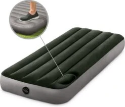Intex Luchtbed - 1-Persoons - 76 X 191 X 25 Cm - Groen - Met Ingebouwde Voetpomp + Hoeslaken Wit + Reparatieset 13 Intex Luchtbed - 1-Persoons - 76 X 191 X 25 Cm - Groen - Met Ingebouwde Voetpomp + Hoeslaken Wit + Reparatieset -Buitenkampeer Winkel 1200x1032 4