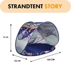 Deryan Luxe Pop Up Strandtent - Anti-UV 50+ - Story -Buitenkampeer Winkel 1200x1045