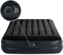 Intex Luchtbed - 2-Persoons - 152 X 203 X 42 Cm - Blauw - Met Pomp + Hoeslaken Wit + Reparatieset -Buitenkampeer Winkel 1200x1046 2