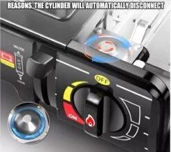 Camping Kooktoestel - Draagbaar Gasfornuis - Incl. 4x Gasflessen En Koffer -Buitenkampeer Winkel 1200x1063 10