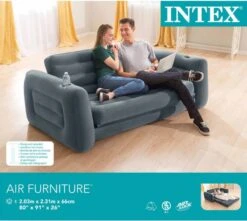 Intex Luxe Bankstel / Opblaasbare Slaapbank - 2-persoons - 203x224x66 Cm -Buitenkampeer Winkel 1200x1072 1