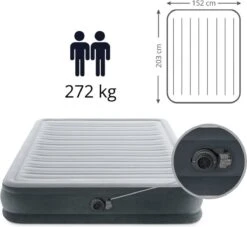 Intex Comfort-plush Full Luchtbed - 2-persoons - 203x152x33 Cm -Buitenkampeer Winkel 1200x1105 1