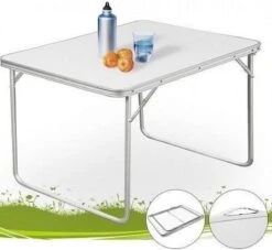 Merkloos Aluminium Inklapbare Tuintafel - Campingtafel - 80x60x68 Cm -Buitenkampeer Winkel 1200x1105 6