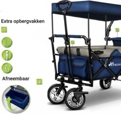 Tresko- Bolderkar, Grijs, Opvouwbaar, Met Dakje, Geschikt Tot 80 Kg - Bolderwagen - Kinderenvervoer - Bolderkarren - Tuinkar - Kinderwagen 13 Tresko- Bolderkar, Grijs, Opvouwbaar, Met Dakje, Geschikt Tot 80 Kg - Bolderwagen - Kinderenvervoer - Bolderkarren - Tuinkar - Kinderwagen -Buitenkampeer Winkel 1200x1124 2