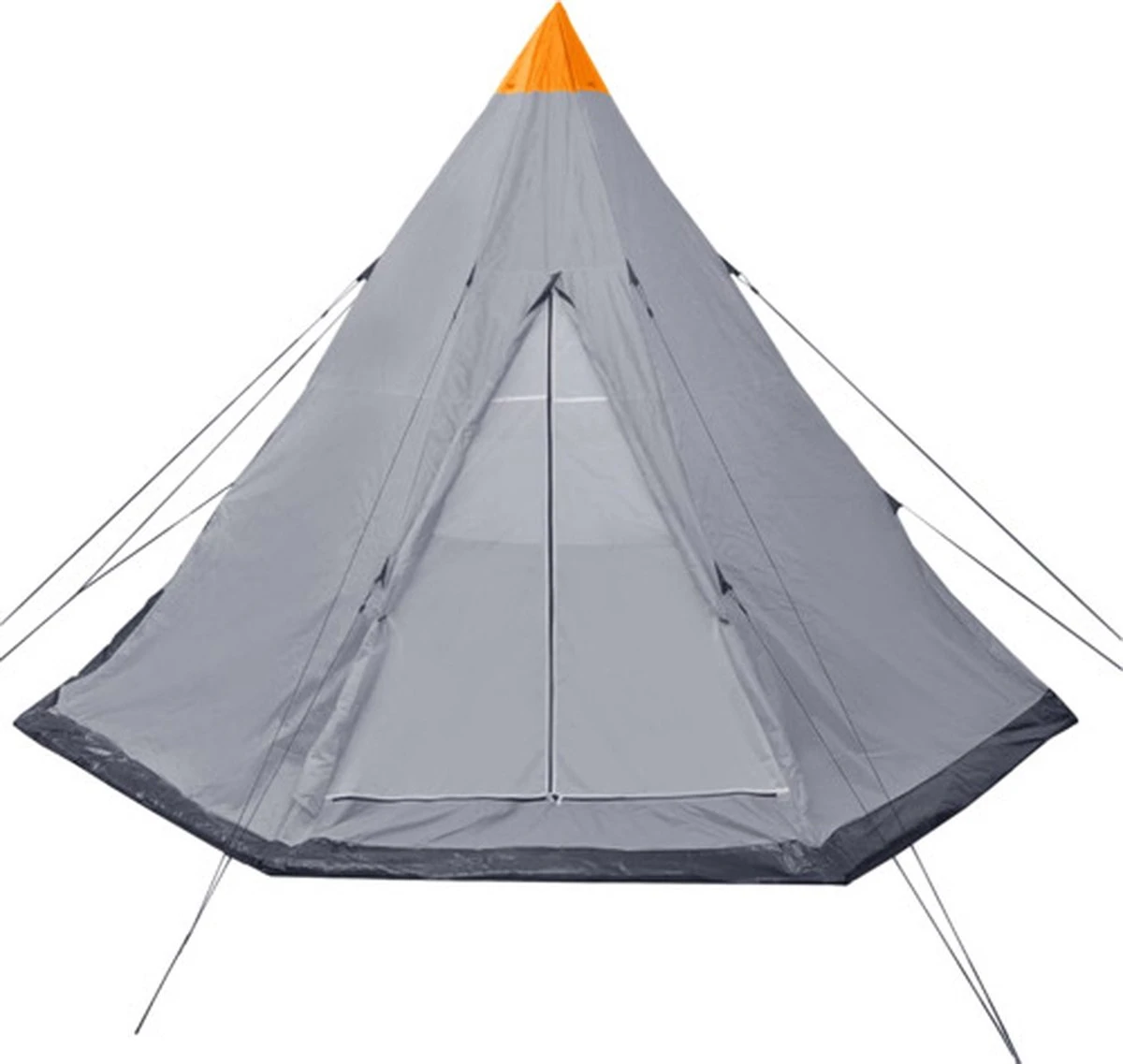 VidaXL Tent 4-persoons Grijs 5 VidaXL Tent 4-persoons Grijs - Afbeelding 5