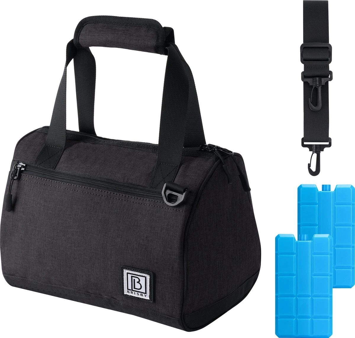 Brisby 4 Laags Geïsoleerde Koeltas - Lunchtas 10 Liter - Zwart 1 Brisby 4 Laags Geïsoleerde Koeltas - Lunchtas 10 Liter - Zwart