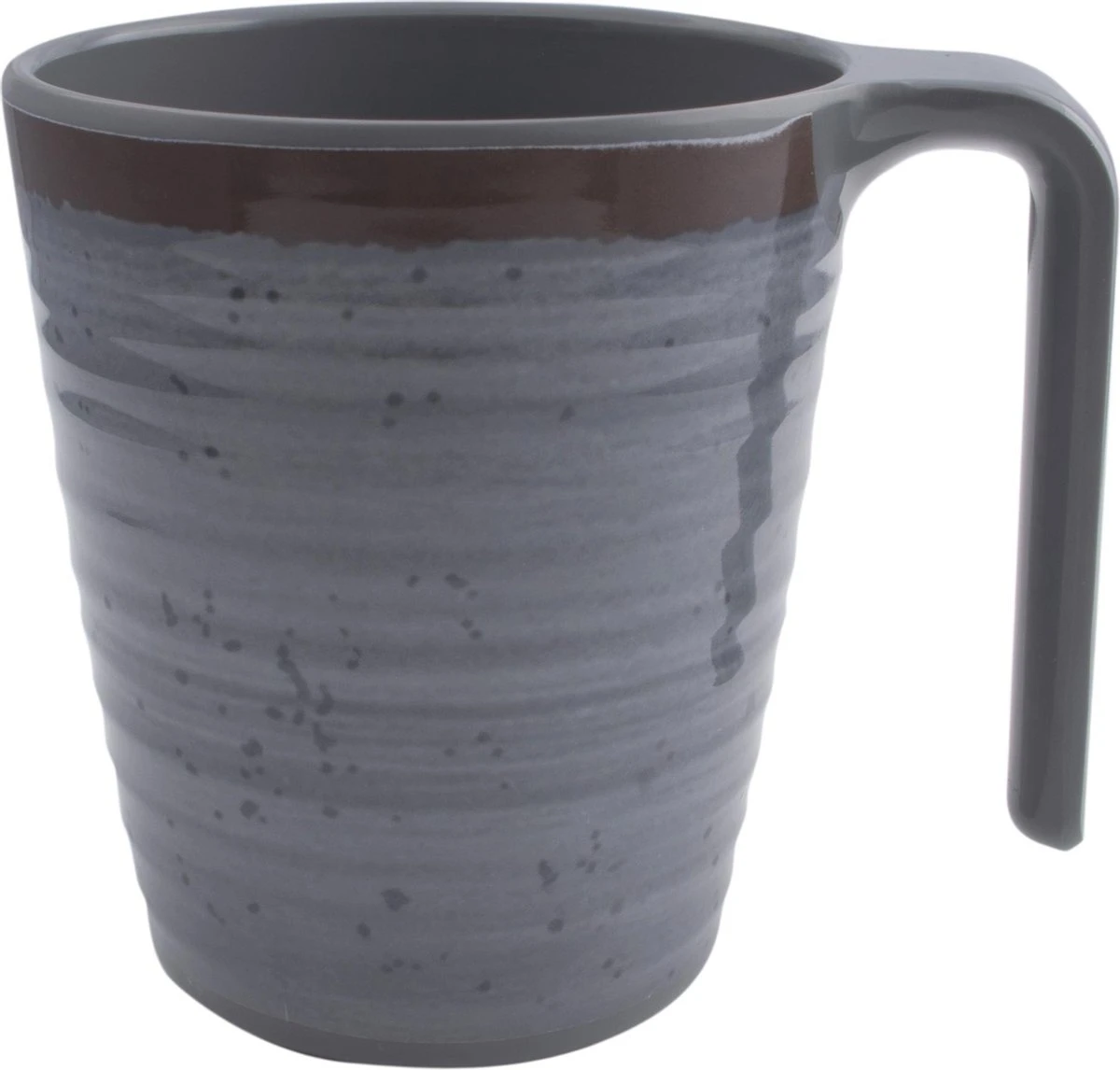 Bo-Camp - Mok - Halo - L - 4 Stuks - Grijs 3 Bo-Camp - Mok - Halo - L - 4 Stuks - Grijs - Afbeelding 3