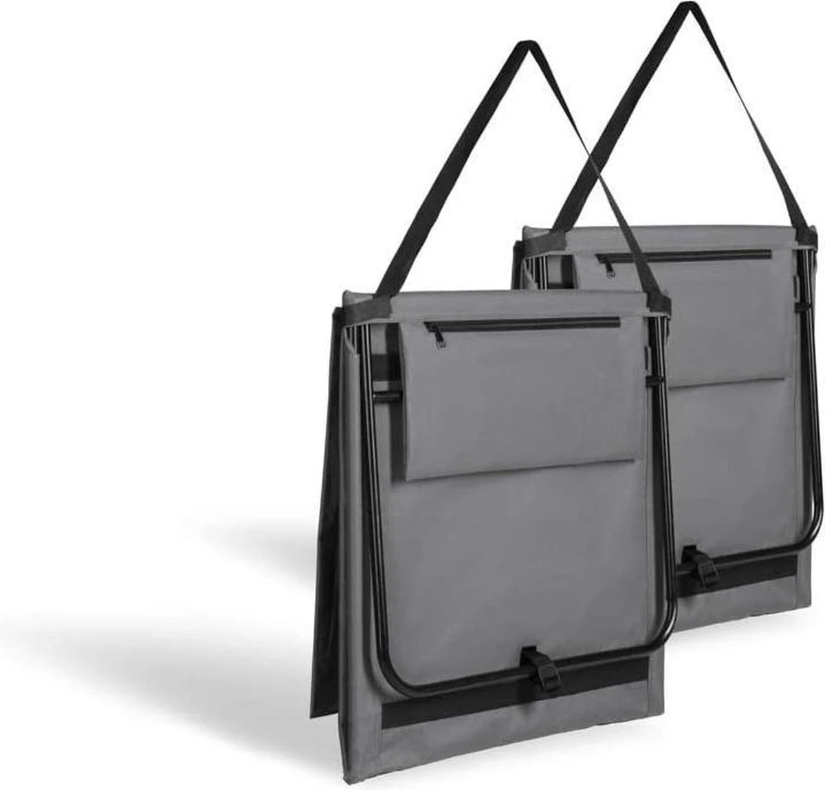 Set Van 2 Strandmatten Met Verstelbare Rugleuning - Gevuld Met Comfortschuim, Ultralicht En Opvouwbaar Om Ruimte Te Besparen – Grijs 2 Set Van 2 Strandmatten Met Verstelbare Rugleuning - Gevuld Met Comfortschuim, Ultralicht En Opvouwbaar Om Ruimte Te Besparen – Grijs - Afbeelding 2