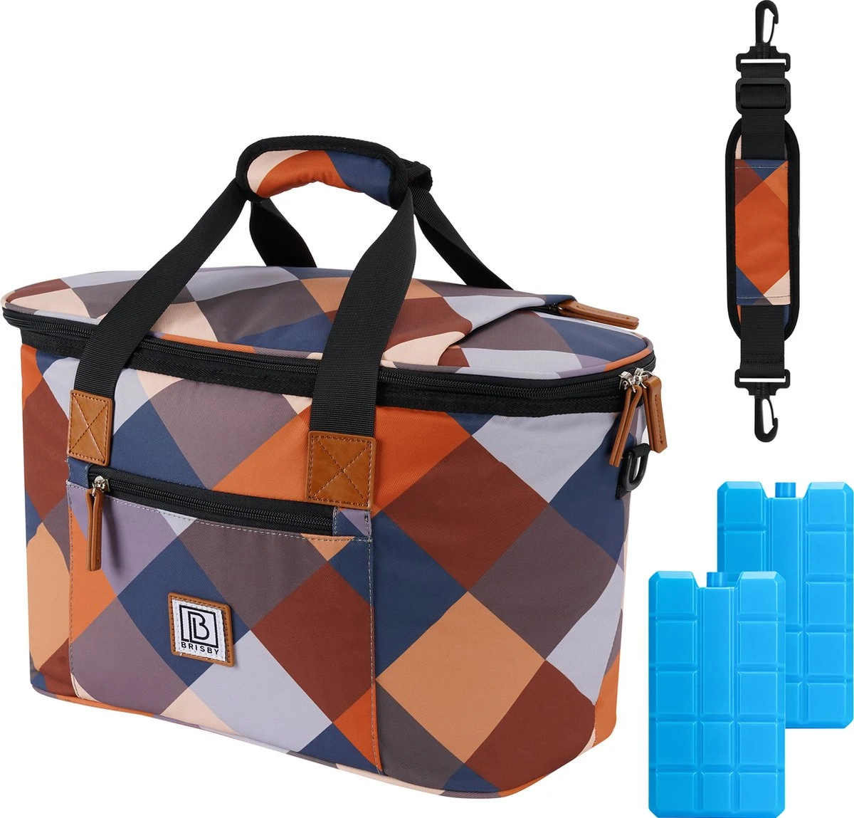 Brisby 4 Laags Geïsoleerde Koeltas - Boodschappentas 21 Liter - Block 1 Brisby 4 Laags Geïsoleerde Koeltas - Boodschappentas 21 Liter - Block