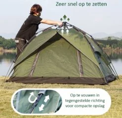 Sens Design Pop Up Tent - Tent - 2-3 Personen -Buitenkampeer Winkel 1200x1161