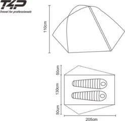 Expedition Tent T2 - Donker Groen - 2 Persoons 7 Expedition Tent T2 - Donker Groen - 2 Persoons -Buitenkampeer Winkel 1200x1163