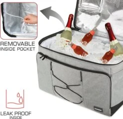 Bomoe Opvouwbare Koeltas IceBreezer KT53 - Koelbox Voor Onderweg - 53x37x32 Cm - 52 Liter - Picknicktas Perfect Voor Barbecues Of Festivals -Buitenkampeer Winkel 1200x1163 6