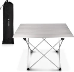 Navaris Campingtafel - Inklapbaar Campingtafeltje Van Aluminium - Opvouwbare Tafel Inclusief Draagtas - Picknicktafel - Zilver 11 Navaris Campingtafel - Inklapbaar Campingtafeltje Van Aluminium - Opvouwbare Tafel Inclusief Draagtas - Picknicktafel - Zilver -Buitenkampeer Winkel 1200x1164 11