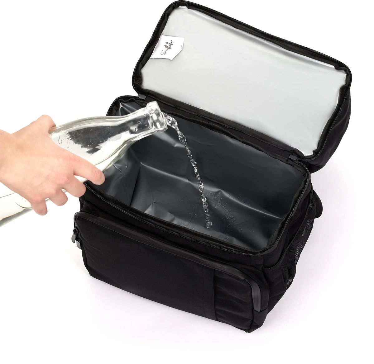 Sunflake Koeltas Rugzak (28L) - Geschikt Voor 16 Blikjes - Lunchtas Voor Dames En Heren - Zwart 5 Sunflake Koeltas Rugzak (28L) - Geschikt Voor 16 Blikjes - Lunchtas Voor Dames En Heren - Zwart - Afbeelding 5