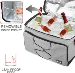 Bomoe Opvouwbare Koeltas IceBreezer KT43 - Koelbox Voor Onderweg - 43x32x28 Cm - 45 Liter - Picknicktas Perfect Voor Barbecues Of Festivals -Buitenkampeer Winkel 1200x1176 12