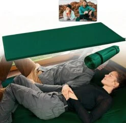 HikeMeister- Slaapmat - 200x 66 X 10 Cm - Zelfopblazend - 1 Persoons - Groen -Buitenkampeer Winkel 1200x1176 2
