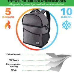 Brisby 4 Laags Geïsoleerde Koeltas Rugzak - 25 Liter - Met Handige Vakken Voor Bestek En Essentials - Waterafstotend Materiaal - Donkergrijs 16 Brisby 4 Laags Geïsoleerde Koeltas Rugzak - 25 Liter - Met Handige Vakken Voor Bestek En Essentials - Waterafstotend Materiaal - Donkergrijs -Buitenkampeer Winkel 1200x1178 10