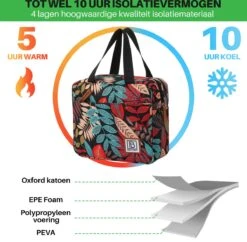 Brisby 4 Laags Geïsoleerde Koeltas - Lunchtas 4 Liter - Jungle 14 Brisby 4 Laags Geïsoleerde Koeltas - Lunchtas 4 Liter - Jungle -Buitenkampeer Winkel 1200x1178 18