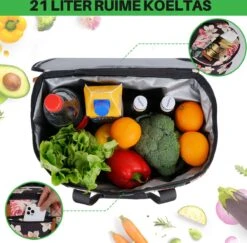 Brisby 4 Laags Geïsoleerde Koeltas - Boodschappentas 21 Liter - Bloemetjes -Buitenkampeer Winkel 1200x1180 11
