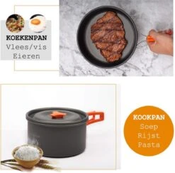Camping Outdoor Kookset 13-delig Camping Servies En Pannen Pannenset Keukengerei - BPA-vrij & Geen Giftige Stoffen - Opvouwbaar & Licht - Ideaal Voor Reizen, Festival, Wandelen -Buitenkampeer Winkel 1200x1180 17