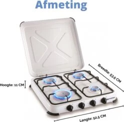 Kemper Gaskooktoestel Set – Campingset – Campingkookset – INCLUSIEF Installatiesetje – TOT 4 RVS Branders -Buitenkampeer Winkel 1200x1182 23