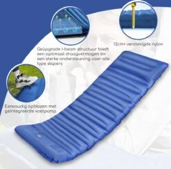 Hikr® Slaapmat 10cm+ Dikte - Comfortabel Luchtmatras - Zelfopblazend Met De Voet - TPU+40D Nylon - Slaapmatje Eenpersoons En Uit Te Breiden Tot Tweepersoons - Slaapmat Met Ingebouwde Pomp 9 Hikr® Slaapmat 10cm+ Dikte - Comfortabel Luchtmatras - Zelfopblazend Met De Voet - TPU+40D Nylon - Slaapmatje Eenpersoons En Uit Te Breiden Tot Tweepersoons - Slaapmat Met Ingebouwde Pomp -Buitenkampeer Winkel 1200x1186 5