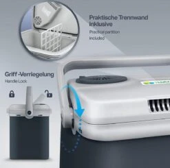 Tillvex- Koelbox, Coolbox, 32 Liter, Grijs -Buitenkampeer Winkel 1200x1189 10