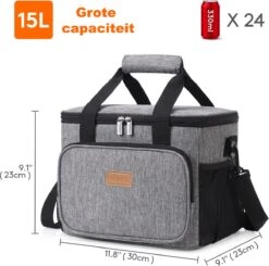 Lunchtas - Koeltas Voor Dames En Heren - Cool Bag - 4 Laags Geïsoleerde Koeltas - Kleine Cooler - Lunch Box - Lunchtas 15 Liter 11 Lunchtas - Koeltas Voor Dames En Heren - Cool Bag - 4 Laags Geïsoleerde Koeltas - Kleine Cooler - Lunch Box - Lunchtas 15 Liter -Buitenkampeer Winkel 1200x1189 14