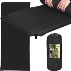 Springos Slaapmat | Zelfopblazend | 180 Cm | Inclusief Hoes | Zwart -Buitenkampeer Winkel 1200x1190 3