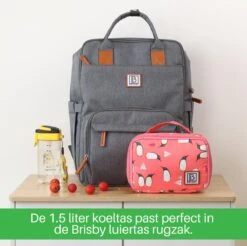 Brisby 4 Laags Geïsoleerde Koeltas - Lunchtas 1.5 Liter - Roze Pinguïn 14 Brisby 4 Laags Geïsoleerde Koeltas - Lunchtas 1.5 Liter - Roze Pinguïn -Buitenkampeer Winkel 1200x1195 9