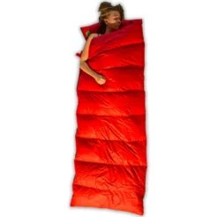 LOWLAND OUTDOOR® Donzen Slaapzak - Companion Economy - 210x80 Cm - Rood -Buitenkampeer Winkel 1200x1196 2