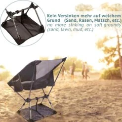 Smartpeas Campingstoel Van Stevig 600D Polyester En Aluminium - Lichtgewicht En Opvouwbaar - Camping Gadget Inclusief Zijzakken +Plus: Strandmat & Draagtas -Buitenkampeer Winkel 1200x1198 10