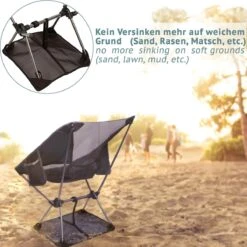 Smartpeas Camping Stoel Van Stevig 600D Polyester En Aluminium - Lichtgewicht En Opvouwbaar - Camping Gadget Inclusief Zijzakken +Plus: Strandmat & Draagtas -Buitenkampeer Winkel 1200x1198 12