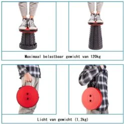 Kampeerkruk - Uitschuifbare Kruk - Rood/Zwart- Tot 120 Kg - Travel Stool - Opvouwbare Campingkruk - Inklapbaar Krukje - Telescopische Kruk - Camping - Outdoor 12 Kampeerkruk - Uitschuifbare Kruk - Rood/Zwart- Tot 120 Kg - Travel Stool - Opvouwbare Campingkruk - Inklapbaar Krukje - Telescopische Kruk - Camping - Outdoor -Buitenkampeer Winkel 1200x1198 13