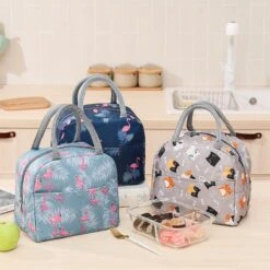 Koeltas - Lunchtas - Volwassenen En Kinderen - Compact & Handig: Zomer - Picknick -School - Lunch - Werk - Blauw Flamingo -Buitenkampeer Winkel 1200x1198 30